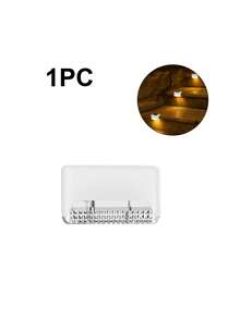 Luces solares para valla y escaleras, luces LED de ambiente nocturno, fácil instalación, adecuadas para vallas, escaleras, senderos, patios y jardines, hoteles, decoración de iluminación paisajística - Talla única para todos - Ver 18