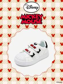 Disney 米奇官方授权联名款 | 一双儿童运动鞋，适合日常、节日、运动和户外活动穿着。穿着舒适贴合脚型，防滑、耐磨、透气。（男童运动鞋、男童板鞋、儿童运动鞋、女童运动鞋、女童板鞋） - 黑色 - 查看 2