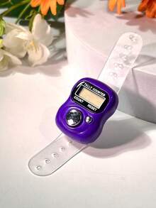 Mini Electronic Finger Counter/Ring-Shaped Manual Counter, Random Color Tasbih, Compact & Cute, Easy To Use, Suitable For Knitting, Prayer Counting, Etc. - Multicolor - View 28