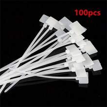 100根尼龙自锁式扎带，实用线缆管理多用途家居配件 - 100pcs - 查看 10