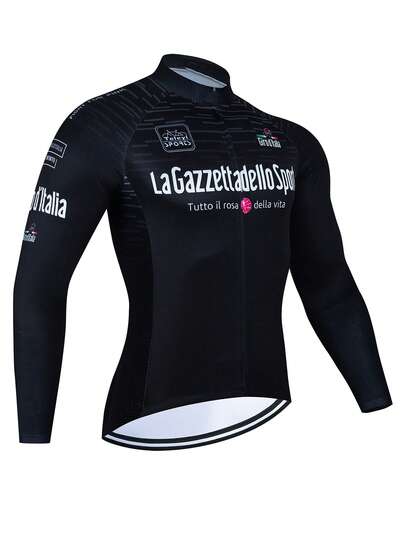 Langarm Radtrikot für Herren im Frühling & Herbst, Mountainbike Team Uniform, schnelltrocknende Outdoor Sportbekleidung für den Sommer