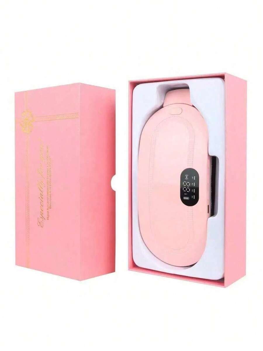 Women's Sunshine Portable Heating Belt - USB Rechargeable, 3-Speed Temperature And 4-Mode Massage, Quick And Warm Abdominal Wrap, Perfect Gift, Warm Palace Belt, Women's Portable Heating Belt, , Menstrual Heating Pad, Back Heating Pad - Pink Gift Box - View 1