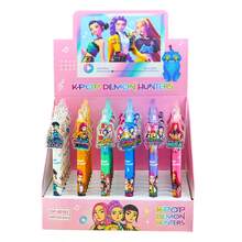 Mattel 3/6/12/24pcs Cartoon Press Type Gel Pens, Smooth Writing Student Stationery - Multicolor - View 6