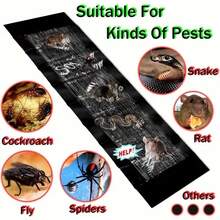 4/8Pcs Upgraded Super-Strong Sticky Mouse Traps, Odorless Indoor And Household Mouse Mats, Suitable For Mice, Cockroaches, Spiders, Centipedes, Scorpions, And Lizards. Pet-Friendly. - 60cm Sticky Mouse Mat - View 12