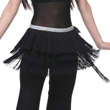 1 Pc Women's Sexy Three-Tier Fringe Belly Skirt With Glitter Sequins Belt, Adjustable Waist Chain Hip Scarf Wrap Skirt, Carnival And Rave Dance Performance Costume. , Bohemian And Retro Style, Suitable For Festivals, Parties, Nightclubs, Beach Wear And Exotic Clothing Decoration. - Multicolor - View 13