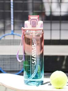 1件 950ml/30oz 或 700ml/24oz 漸層吸管水壺，大容量刻度運動水壺，附編織提把，返校季 - 彩色 - 查看 21