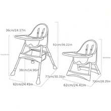 3 In 1 Baby Products, Foldable And Portable, Very Suitable For Outdoor Dining And Play. The Foldable Seat Is Equipped With A Five-Point Pressure Fixing Device And A Double Plate. - Green - View 2