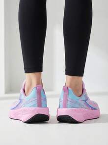 2026 Neue Frühlingssportschuhe für Damen, atmungsaktive Mesh-Laufschuhe, bequeme leichte weiche Sohle rutschfeste stoßabsorbierende Sneaker - Heißes Pink - Übersicht 6