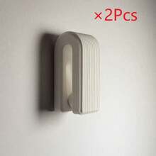 1个带智能锁定系统的自动锁定毛巾挂钩 - 重型重力壁挂式浴室置物架，节省空间的现代塑料毛巾架，适用于淋浴房、浴缸（无需螺丝/安装简便） - 创意新颖 - 彩色 - 查看 13