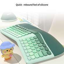 MOFII BOMI 2.4G Wireless Keyboard & Mouse Combo, Full-Size Ergonomic Design, Silent Click, Plug & Play For Office And Home Use, Batteries Not Included - View 9