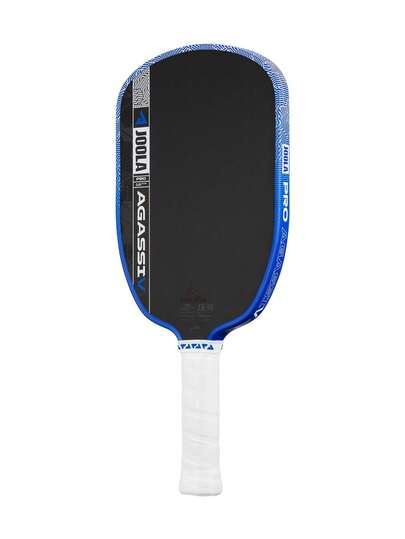 Raquete de Tênis de Mesa JOOLA Pro V Enhanced - 16mm - Superfície com Textura de Fibra de Carbono Original Agassi Graf Perseus - Estrutura Reforçada e Power Core, Equipada com Chip NFC, Excelente Controle, Design Leve