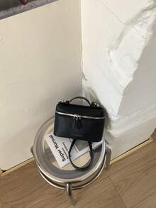 Niche Versatile Handbag For Women, New Arrival Spring Season Elegant Commuter Box Shoulder Crossbody Bag - Black - View 8