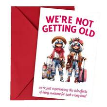 Tarjetas de felicitación de Pascua/Cumpleaños talla grande vendidas para familiares y amigos, con textos divertidos - Conjuntos - Ver 7