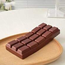 1pc Slow Rebound Chocolate Scented Squeeze Toy - Realistic Food Sensory Relief Toy - Multicolor - View 5