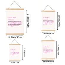 Tranh treo tường in câu Kinh Thánh Giê-rê-mi 29:11, tranh canvas in màu hồng theo phong cách Cơ đốc giáo, tranh áp phích Kinh Thánh, tranh trang trí Chúa Giê-su màu hồng, thích hợp trang trí phòng khách, phòng ngủ hoặc ký túc xá, có tùy chọn không khung hoặc có khung. - Nhiều màu - Xem 9