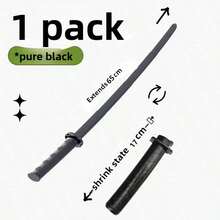3D Spiral Retractable Sword, Samurai Retractable Knife, Rotating Samurai Sword Blade, Banana Sword, Carrot Sword, Toy - Multicolor - View 6