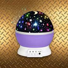 Star Projector Night Lights, Old Night Light Projector Rotating Star Sky Moon Light Projector For  Bedroom Decor - 白色 - 查看 4