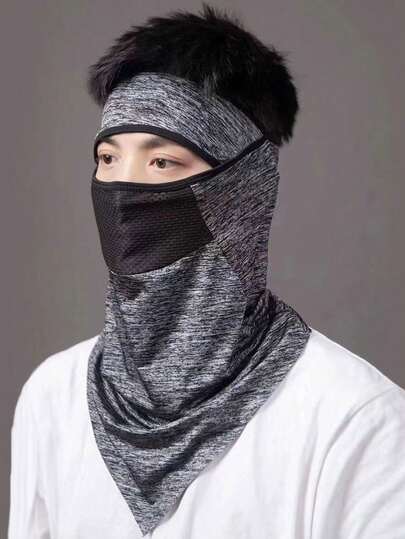 Khẩu trang chống nắng thoáng khí mùa hè, khẩu trang thể thao ngoài trời unisex, khẩu trang đạp xe, khăn quàng cổ chơi golf, khẩu trang mỏng, khẩu trang lụa băng dành cho đạp xe, khẩu trang chống nắng cho trán và cổ.