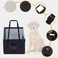 Best Selling Pet Car Carrier, Backseat Pet Basket, Pet Travel Cushion With Leash, Portable Foldable, Car Pet Mat, Suitable For Medium & Large Dogs, With Breathable Mesh And Adjustable Safety Belt, Fit For SUV, Truck, RV - Multicolor - View 4