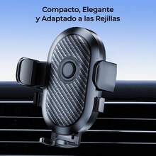 REMAX Soporte de teléfono para coche con ventosa, montaje de coche en el salpicadero con bloqueo de un solo clic, rotación de 360°, ajustable, sin bloqueo de la vista, apto para teléfonos de 4-7 pulgadas, accesorio de viaje esencial para el coche - RM-C02 - Ver 8