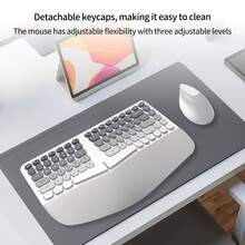 MOFII BOMI 2.4G Wireless Keyboard & Mouse Combo, Full-Size Ergonomic Design, Silent Click, Plug & Play For Office And Home Use, Batteries Not Included - View 4