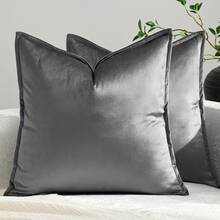 1 vỏ đệm chắc chắn không có chất độn - Màu xám đen - Xem 2