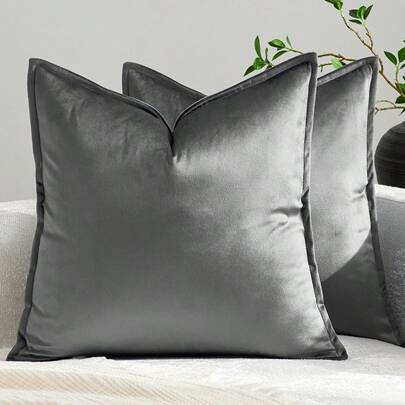 1入組素色靠墊套不附帶墊芯