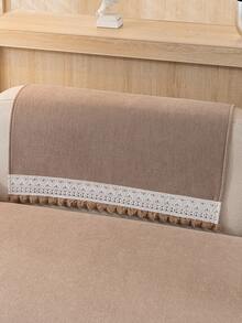 1 Stück bequerer Chenille Sofakissenbezug, ganzjährig moderner minimalistischer rutschfester Sofasitzschutz, staubdicht und waschbar Sofabezug, modisch weich und farbbeständig, tierfreundlich, geeignet für Schlafzimmer, Büro, Wohnzimmer Kombinationsmöbel, L-förmiges Sofa und 1/2/3/4-Sitzer Sofa - Kaffeebraun - Übersicht 7