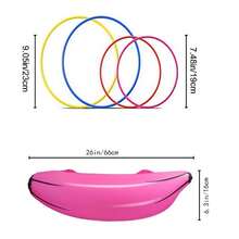 1 Set Bachelor Party Banana Ring Toss Game Set, Includes 1 Banana And 4 Plastic Throwing Rings, Suitable For Bachelor Party, Bridal Shower Decoration, Engagement Party, Lingerie Party, Holiday Party, Pool Party (Throwing Ring Color Random) - Throwing Game - View 7