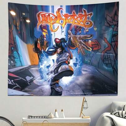 1 Tấm tranh treo tường Limp Bizkit Urban Art - Một món quà tri ân ban nhạc rock với thiết kế graffiti táo bạo. Lựa chọn hoàn hảo để trang trí phòng ngủ và phòng khách. Không cần điện; Chất liệu in chất lượng cao, bền và chống phai màu | Tranh treo tường | Không cần nguồn điện | Vật kỷ niệm sưu tầm | Hình ảnh bìa album | Trang trí tường bền đẹp.