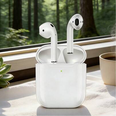 REMAX Tai nghe Bluetooth không dây, thiết kế nhẹ, ôm sát tai, phù hợp cho thể thao và đi lại, kết nối Bluetooth 5.3 ổn định, sạc nhanh Type-C, thời lượng pin dài, màu trắng.