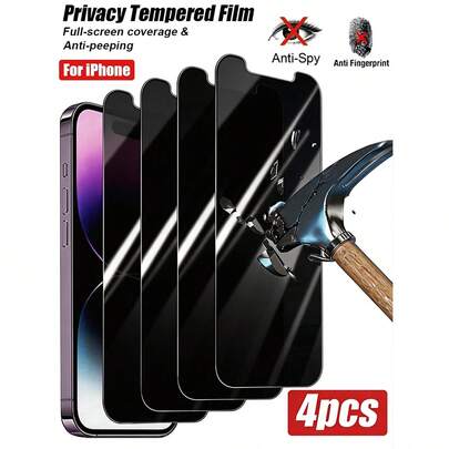 4Pcs Anti-Spy Tempe…