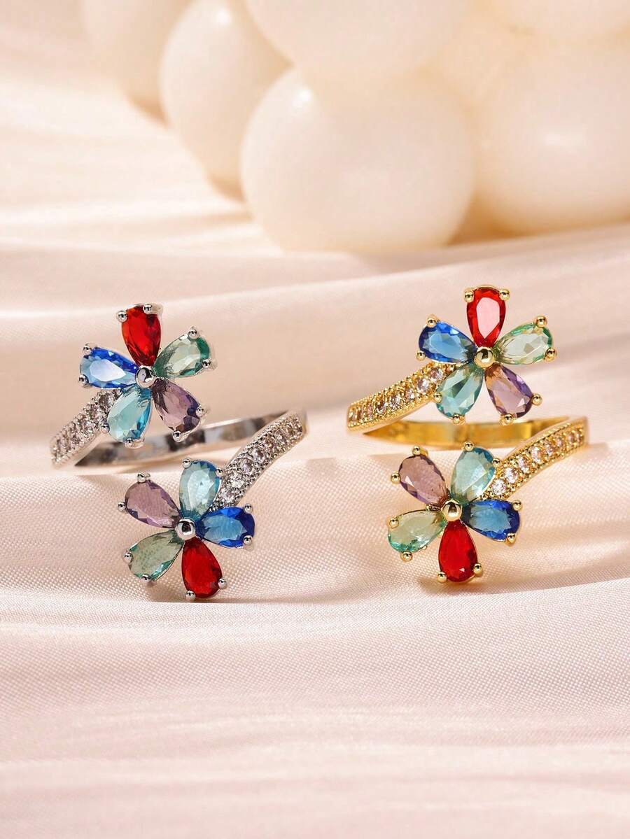 1 chiếc nhẫn hình rắn, thiết kế tối giản hở hai đầu, nhẫn thời trang độc đáo sang trọng. - Một cỡ - Xem 1