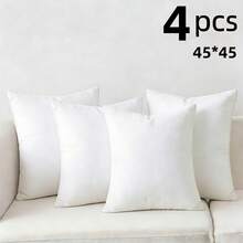 4件套豪华枕头套装，柔软支撑大枕头，蓬松填充替代枕头，适合侧睡者（白色），适合家庭床上用品，可作为仰睡、俯睡或侧睡的羽绒替代品，也适用于豪华酒店和民宿。 - 珍珠白 - 查看 31