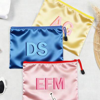 Customizable Waterproof Pool Bag, Personalized Shadow Custom Color Pool Bag, 13*9.5 Inch/33*24cm Large Personalized Shadow Beach Bag, Bridesmaid Wedding Bag, Personalized Pool Bag, Waterproof Bag