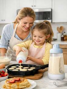 [Delivery Within 2-7 Days In The United States] Easy Squeeze Batter Dispenser Bottle Precise Pour Control No Drip Design Mess Free Kitchen Tool Clear Measurement Leakproof Durable Pancake Dispenser Bottle For Home Bakers Families Cooking Enthusiasts Convenient Sauce Batter Dispenser Bottle Ideal For Pancake Waffle Baking Cooking Kitchen Use Batter Dispenser Squeeze Bottle Kitchen Accessories - Nhiều màu - Xem 5