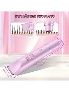 Depiladora Para Mujer Zona Intima,Afeitadora eléctrica y recortadora de vello corporal 2 en 1, recargable por USB, afeitado indoloro, uso en seco y húmedo, cuchillas de acero inoxidable, apto para piernas, línea del bikini, axilas - regalo de vacaciones, herramienta de belleza, diseño elegante, construcción resistente,vibradores sexuales mujer. - Morado - Ver 10
