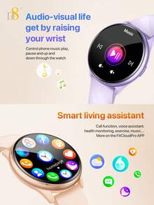 Montre connectée D8 pour femmes 2026, nouveau tracker de fitness mode pour dames avec écran tactile HD 1,46", étanche IPX8, 100+ modes sportifs, podomètre, compteur de calories, moniteur de fréquence cardiaque, suivi du cycle de sommeil, moniteur de sommeil, tracker d'activité - Voir 11