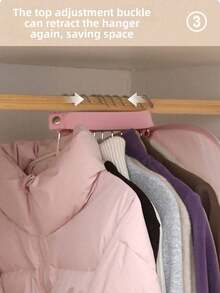 1pc New Compressed Storage Board, Compression Board, Garment Dust Cover, Wardrobe Storage Tool, Fabric & Down Jacket Storage Bag - Multicolor - View 2