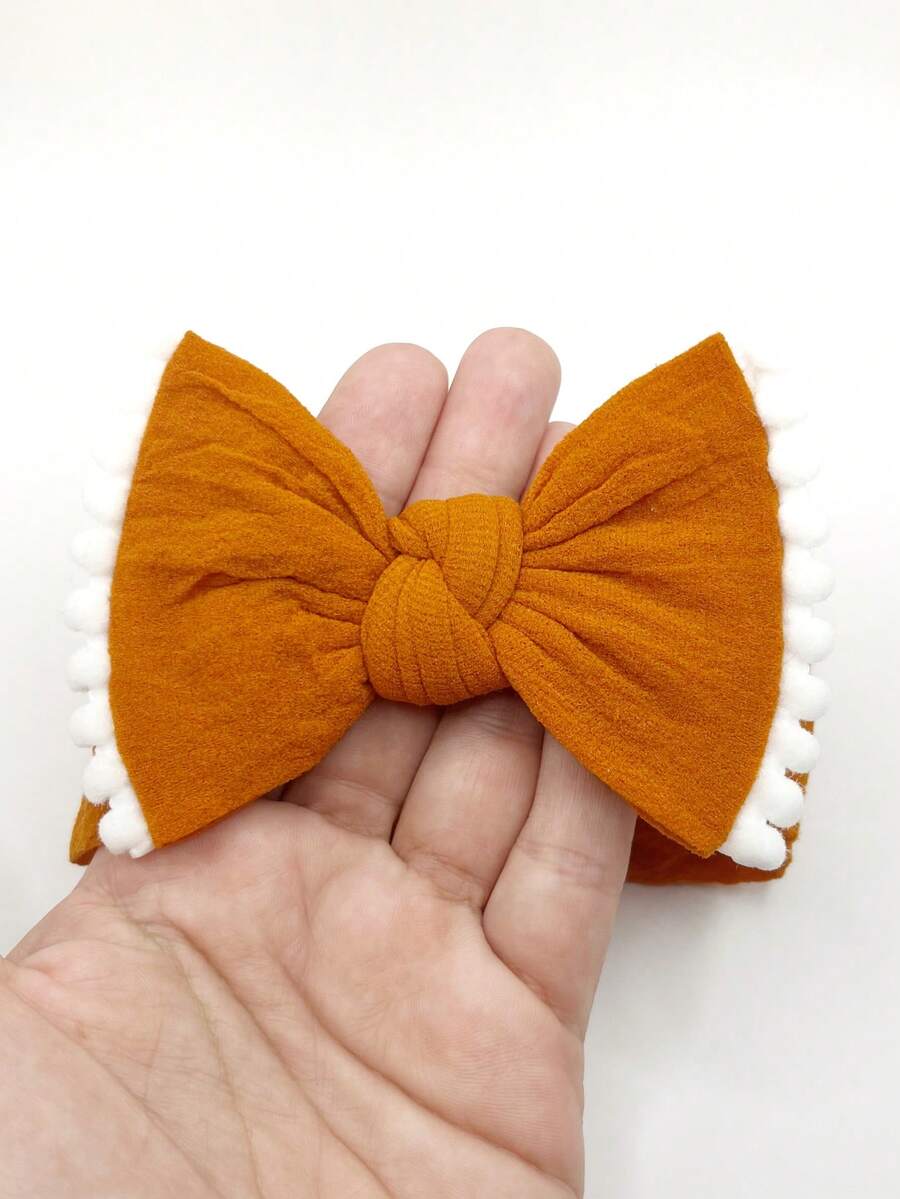 Turbante Meia de Seda para Bebê - Terracota - Visão 1