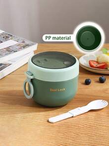 1/2 bát/cốc yến mạch, cốc ăn sáng, dùng được trong lò vi sóng, cốc sữa chua di động có nắp và thìa, cốc kín. - Xem 12