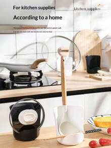 1 Giá đựng đồ đa năng để bàn bếp, có thể chứa nắp nồi, dụng cụ nhà bếp, thớt. - Nhiều màu - Xem 7