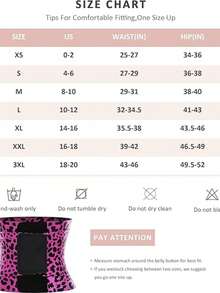 1 Piece Leopard Print Women's Waist Trainer - High Compression Triple Wrap Fitness Shaper Waist Belt, Suitable For Gym, Sports And Fitness, Adjustable Straps, Nylon Material, Elegant Design, Fitness Accessories Exercise Waistband I Discovered Amazing Products On - 黑色 - 查看 6
