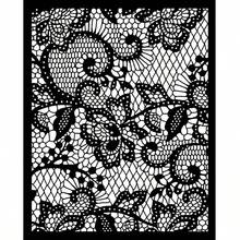 Plantillas florales reutilizables, adecuadas para arte de pared DIY, scrapbooking y estampado en relieve - Plástico PET duradero, fácil de usar, plantilla de 10 pulgadas x 8 pulgadas - A - Ver 5