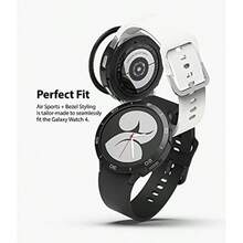 Ringke Air Sports + Bezel Styling Combo [11 - Black] Combinado Diseñado para Galaxy Watch 4 40mm Cover Accesorios - Negro 11 AL Negro - Ver 3