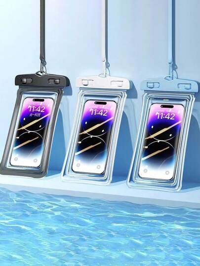 1/2/4 túi chống nước, túi đựng điện thoại chống nước đa năng, vỏ điện thoại chống nước, túi đựng điện thoại chống nước, túi khô chống nước cho điện thoại đi biển, thích hợp cho điện thoại thông minh, phụ kiện điện thoại, du lịch quốc tế, cắm trại mùa hè, phụ kiện công nghệ, phụ kiện điện thoại du lịch, ví, thể thao ngoài trời, kỳ nghỉ, hồ bơi, túi thể thao, thể dục, thể thao, túi du lịch, unisex, đồ dùng cần thiết khi đi du lịch, túi bơi bền, túi đi biển