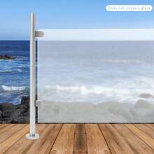 SENDERPICK End Post Stainless Steel Guardian For Balconies, Attics, Stairs, Swimming Pools, - Silver - View 8