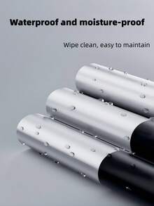 1pc Portable Blackout Roller Blind With Suction Cups, Sun Shading, Heat Insulation, Privacy Protection, No Installation Required, Essential For Home, Travel, Suitable For Home, Bedroom, Office, Bathroom, Car Sun Visor - Silver - View 7