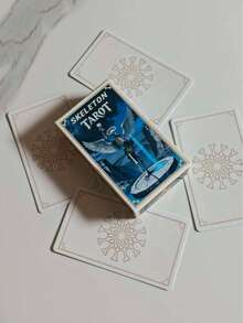 1pc SKELETON TAROT Skull Tarot Cards, Party Supplies & Board Game - Multicolor - View 4