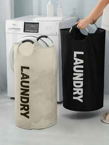 Mesh Laundry Basket, Pop-Up Foldable Laundry Basket, Wardrobe Storage & Organization Basket, Portable Laundry Basket With Handle, Large Side Pocket, Grey Wardrobe Storage & Organization Basket, College Storage & Organization Bag, Storage Box, Suitable For Laundry, Bathroom, Travel, School, Can Store Dirty And Clean Clothes Laundry Bag Garment Bag Waterproof Bag Storage Bags Clothes Organizer Clothes Storage Clothes Bag Packing Cubes Travel Essentials - Multicolor - View 1